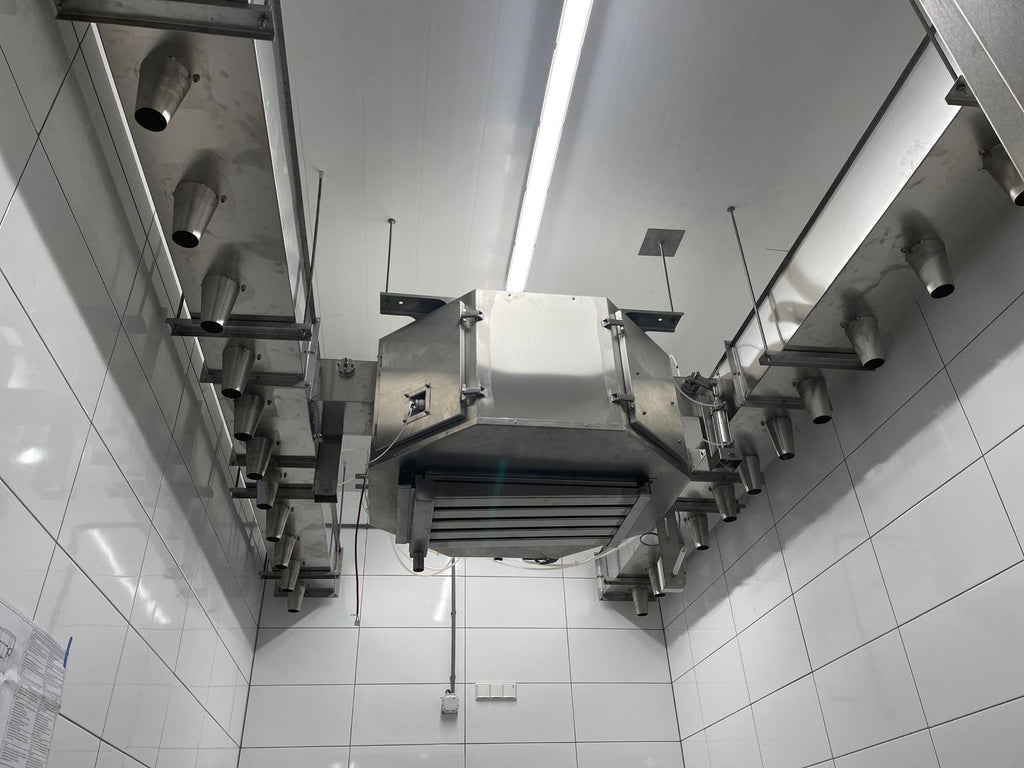 BASTRA DG 1210 ceiling-mounted air conditioning unit – compact air conditioning for ripening rooms (smoke-free)