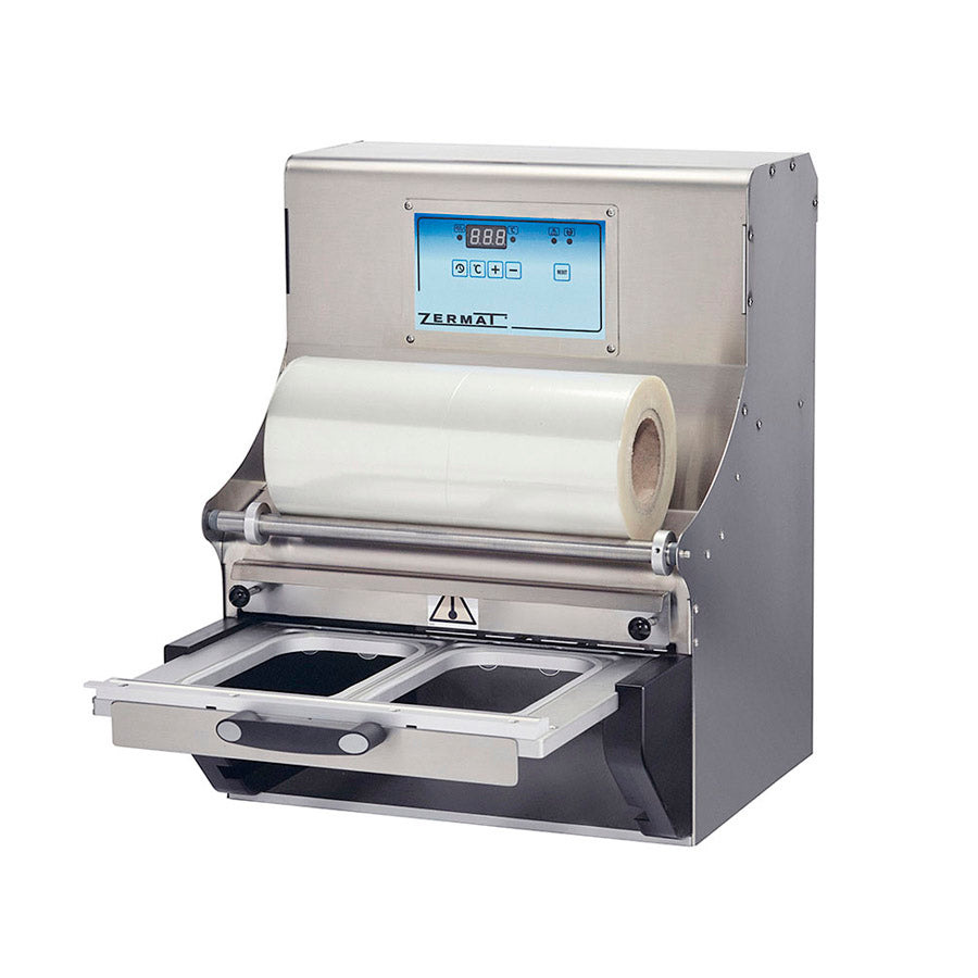 ZERMAT TBG PLUS – Schalensiegelmaschine für größere Schalenformate