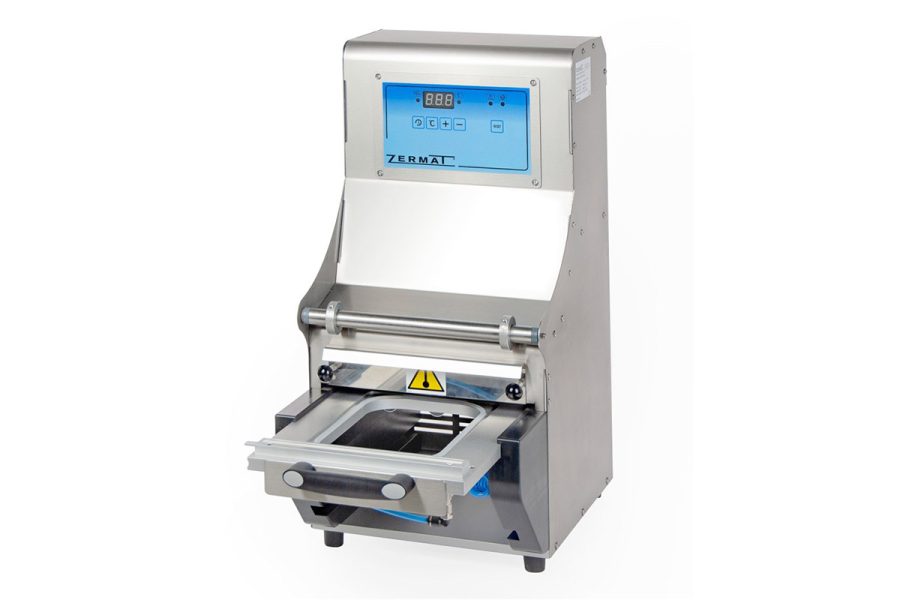 ZERMAT TBG PRO / TBG+ PRO – Schalensiegelmaschine mit Vakuum &amp; Perimeterschnitt